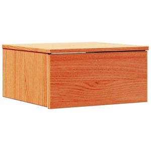 vidaXL Noční stolek se zásuvkou Voskově hnědá 37 x 35 x 18,5 cm