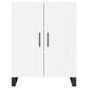 vidaXL Skř&iacute;ň highboard b&iacute;l&aacute; 69,5 x 34 x 180 cm kompozitn&iacute; dřevo