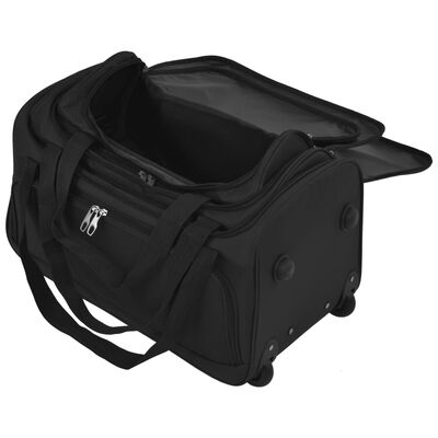 vidaXL 3dílná sada cestovních kufrů černá