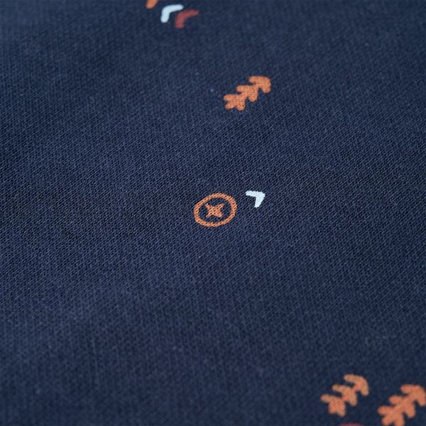 Dětská mikina námořnicky modrá melanž 128