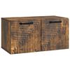 vidaXL N&aacute;stěnn&aacute; TV skř&iacute;ň N&aacute;stěnn&yacute; Kouřov&yacute; dub 59,5 x 31 x 30 cm