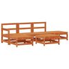 vidaXL Zahradn&iacute; lounge set 6 pcs Voskově Hněd&aacute; Masivn&iacute; borovice