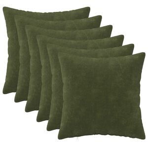 vidaXL Povlak na pol&scaron;t&aacute;ř 6 ks HEERLEN Zelen&aacute; 30 x 30 cm