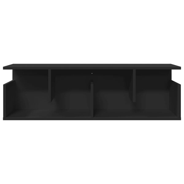 vidaXL N&aacute;stěnn&aacute; skř&iacute;ňka 100 x 20 x 30 cm čern&aacute; kompozitn&iacute; dřevo