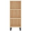 vidaXL Skříň highboard dub sonoma 34,5 x 34 x 180 cm kompozitní dřevo