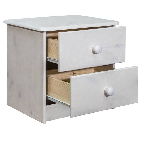 vidaXL Nočn&iacute; stolek 43 x 34 x 40 cm masivn&iacute; borov&eacute; dřevo