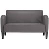 vidaXL Loveseat Sofa &scaron;ed&aacute; 110 cm uměl&aacute; kůže
