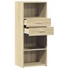 vidaXL Skříň highboard dub sonoma 50 x 42,5 x 124 cm kompozitní dřevo