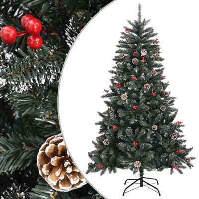 vidaXL Umělý vánoční stromek se stojanem zelený 120 cm PVC