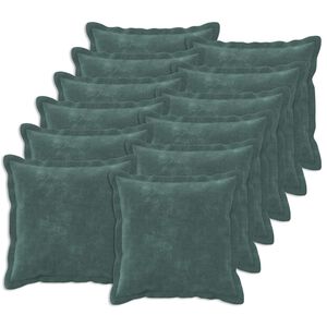 vidaXL Pol&scaron;t&aacute;ř HOUTEN 12 ks Mořsky modr&aacute; Mikrovl&aacute;knov&aacute; fleece