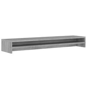 vidaXL Stojan na monitor &scaron;ed&yacute; sonoma 100 x 24 x 13 cm kompozitn&iacute; dřevo
