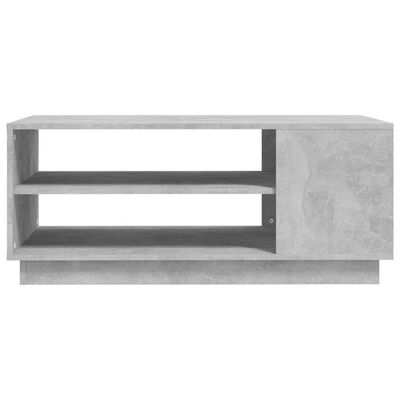 vidaXL Konferenční stolek betonově šedý 102 x 55 x 43 cm dřevotříska