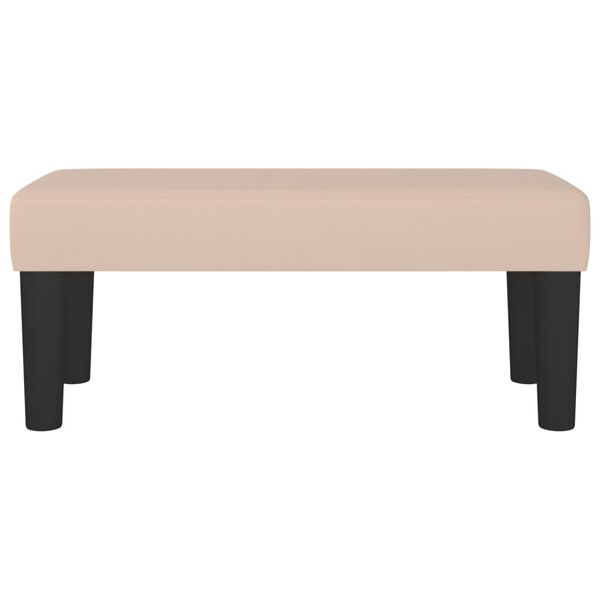 vidaXL Lavice cappuccino 70 x 30 x 30 cm umělá kůže