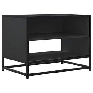vidaXL TV skř&iacute;ňka čern&aacute; 61 x 40 x 46 cm kompozitn&iacute; dřevo a kov