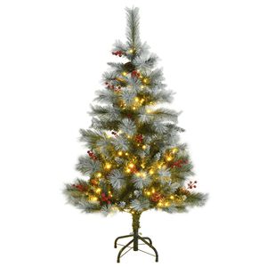 vidaXL Uměl&yacute; skl&aacute;pěc&iacute; v&aacute;nočn&iacute; stromek se 150 LED diodami 120 cm