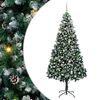 vidaXL Uměl&yacute; v&aacute;nočn&iacute; stromeček Zelen&aacute; 240 cm PVC, ocel a plast