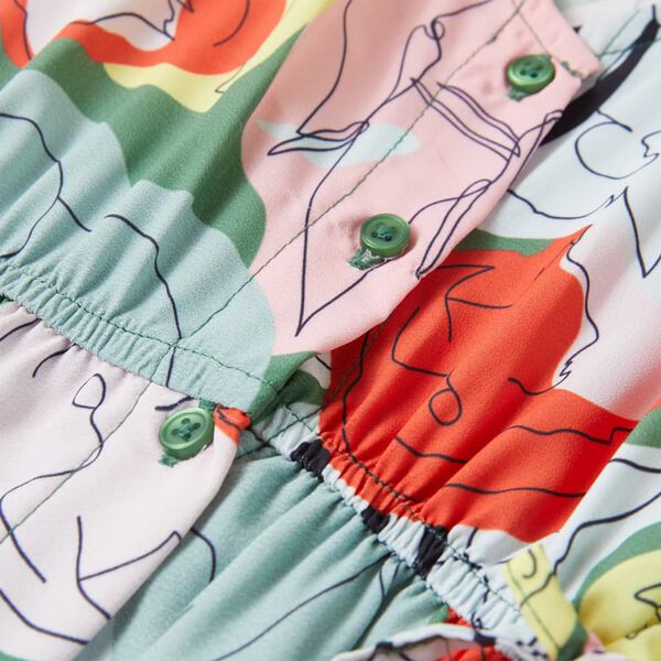 Dětské šaty zelené 104