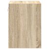 vidaXL Gar&aacute;žov&aacute; n&aacute;stěnn&aacute; skř&iacute;ň Sonoma Oak Engineered Wood