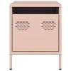 vidaXL Noční stolek růžový 35 x 39 x 43,5 cm ocel