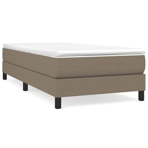 vidaXL R&aacute;m postele s boxspringem taupe 80x200 cm textil