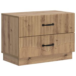 vidaXL Nočn&iacute; skř&iacute;ňka Dub artisan 62 x 34,5 x 44,5 cm Kompozitn&iacute; dřevo