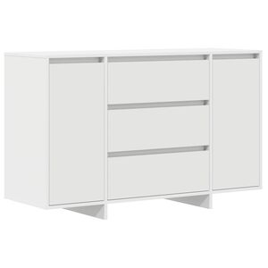 vidaXL Serv&iacute;rovac&iacute; skř&iacute;ň B&iacute;l&aacute; 120 x 41 x 75 cm kompozitn&iacute; dřevo