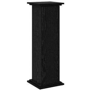 vidaXL Stojan na vystaven&iacute; Čern&yacute; dub 31 x 30 x 90 cm Kompozitn&iacute; dřevo