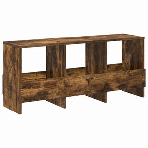 vidaXL Reg&aacute;l na časopisy Kouřov&yacute; dub 102 x 30 x 45 cm