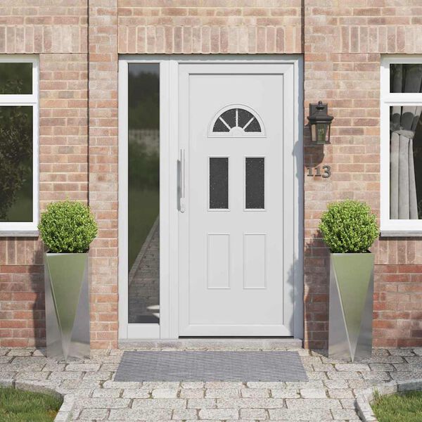 vidaXL Truhl&iacute;k 2 pcs Stř&iacute;brn&aacute; 30 x 30 x 75 cm Nerezov&aacute; ocel