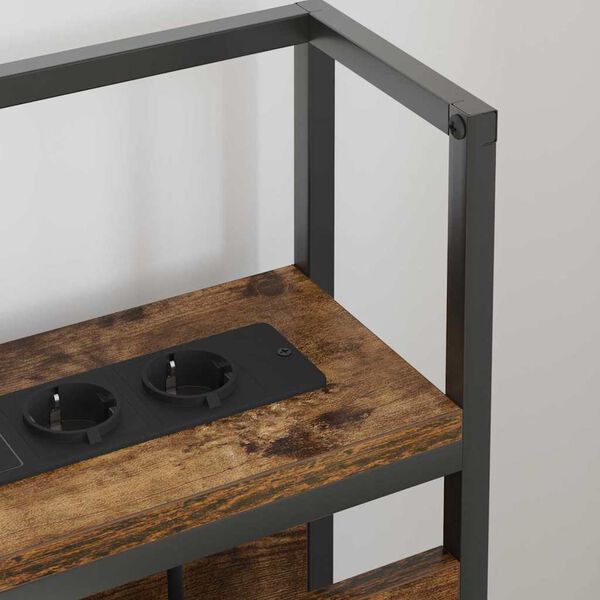 vidaXL &Uacute;ložn&eacute; čelo postele s čelo Kouřov&yacute; dub 150 cm Kompozitn&iacute; dřevo