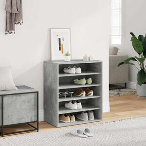 vidaXL Botn&iacute;k betonově &scaron;ed&yacute; 60 x 35 x 70 cm kompozitn&iacute; dřevo