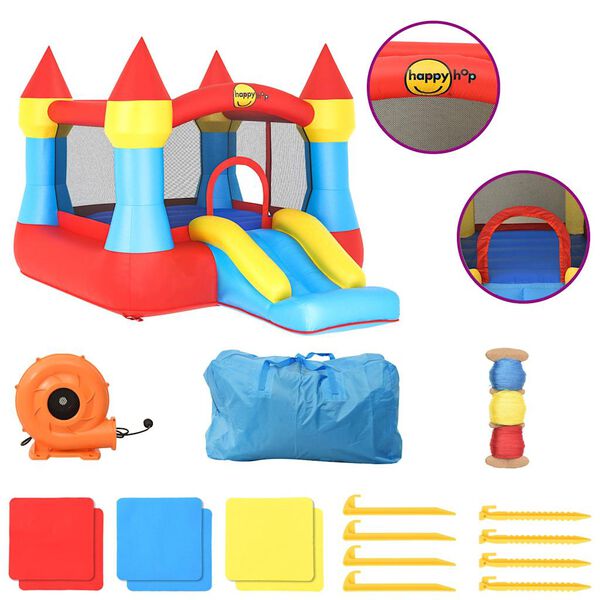 Happy Hop Sk&aacute;kac&iacute; hrad se skluzavkou 264 x 365 x 214 cm