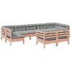 vidaXL 9d&iacute;ln&aacute; zahradn&iacute; sedac&iacute; souprava s podu&scaron;kami masivn&iacute; douglaska
