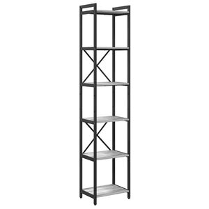 vidaXL Knihovna 40 x 30 x 189,5 cm Kompozitn&iacute; dřevo &Scaron;ed&aacute; sonoma