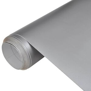 vidaXL F&oacute;lie na auto 2 ks matn&eacute; stř&iacute;brn&eacute; 100 x 150 cm + 50 x 150 cm