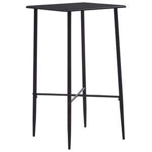 vidaXL Barov&yacute; stůl čern&yacute; 60 x 60 x 111 cm MDF