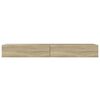 vidaXL TV skř&iacute;ňka s LED osvětlen&iacute;m dub sonoma 120 x 35 x 15,5 cm