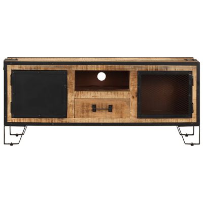 vidaXL TV stolek 110 x 31 x 46 cm hrubé mangovníkové dřevo