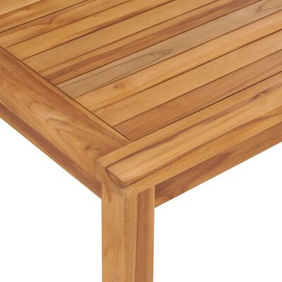 vidaXL Zahradní jídelní stůl 120 x 70 x 77 cm masivní teakové dřevo