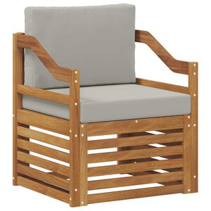 vidaXL Venkovn&iacute; pohovkov&aacute; souprava Př&iacute;rodn&iacute; 67 x 63 x 73 cm