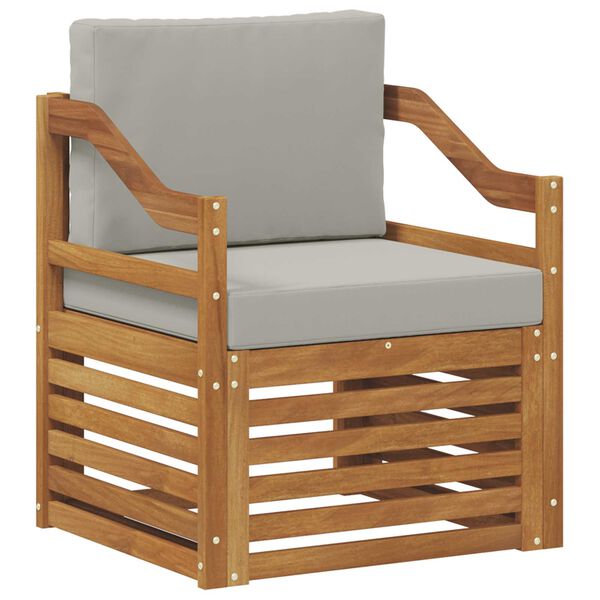 vidaXL Venkovn&iacute; pohovkov&aacute; souprava Př&iacute;rodn&iacute; 67 x 63 x 73 cm