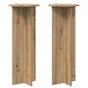 vidaXL Stojan na rostliny 2 pcs Dub artisan &Oslash;40 x 100 cm