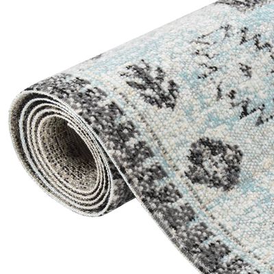 vidaXL Venkovní koberec hladce tkaný 115 x 170 cm zelenošedý