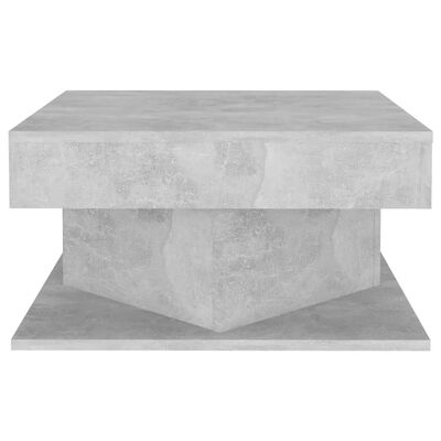vidaXL Konferenční stolek betonově šedý 57 x 57 x 30 cm dřevotříska