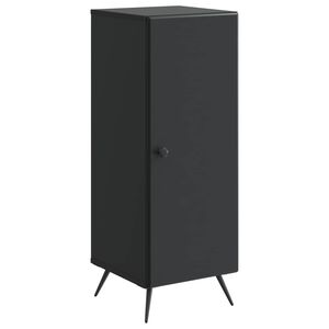 vidaXL Serv&iacute;rovac&iacute; skř&iacute;ň Čern&aacute; 33 x 34,5 x 90 cm Kompozitn&iacute; dřevo