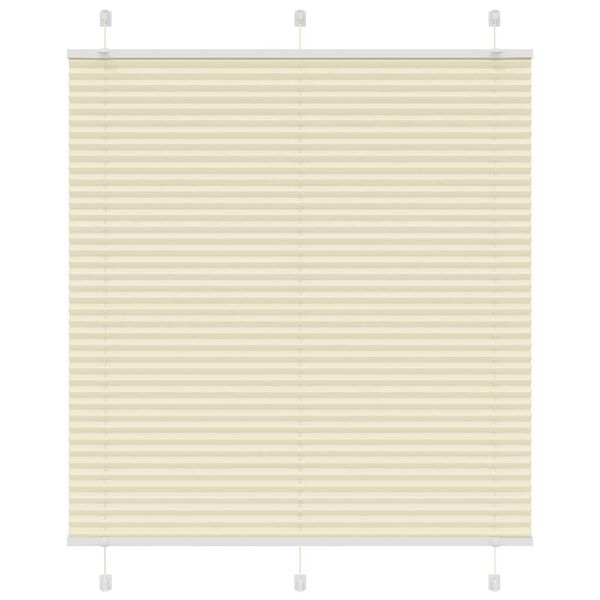 vidaXL Plisovan&aacute; roleta kr&eacute;mov&aacute; 120x150 cm &Scaron;&iacute;řka l&aacute;tky 119,4 cm