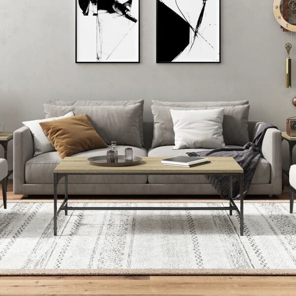 vidaXL Konferenční stolek dub sonoma 100 x 50 x 35 cm kompozitní dřevo