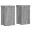vidaXL Stojany na rostliny 2 ks &scaron;ed&eacute; sonoma 10 x 10 x 18 cm kompozit