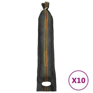 vidaXL Pytle na p&iacute;sek 10 ks tmavě zelen&eacute; 103 x 25 cm HDPE