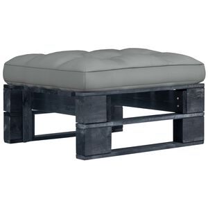 vidaXL Zahradní taburet z palet černě impregnované borové dřevo